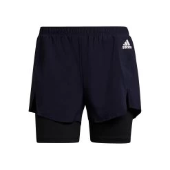 ADIDAS 2in1 Shorts Women - Dark Blue, White