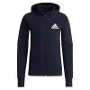 ADIDAS MT Zip Hoodie Men - Dark Blue, White