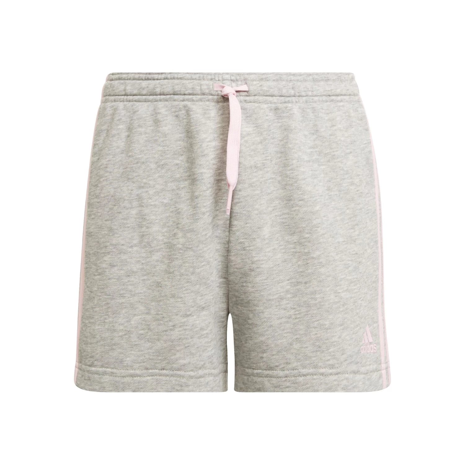 ADIDAS 3-Stripes Shorts Kids - Grey, Pink 3 ADIDAS 3-Stripes Shorts Kids - Grey, Pink