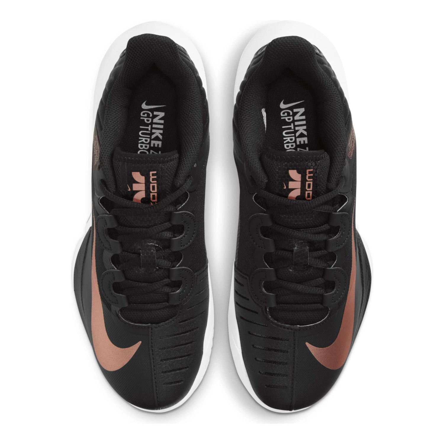 Nike Court Air Zoom GP Turbo All Court Shoe Women - Black, Gold 6 Nike Court Air Zoom GP Turbo All Court Shoe Women - Black, Gold - Image 4