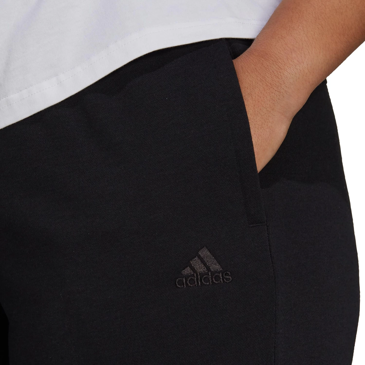 ADIDAS Inline French Terry Plus Training Pants Women - Black 7 ADIDAS Inline French Terry Plus Training Pants Women - Black - Image 5