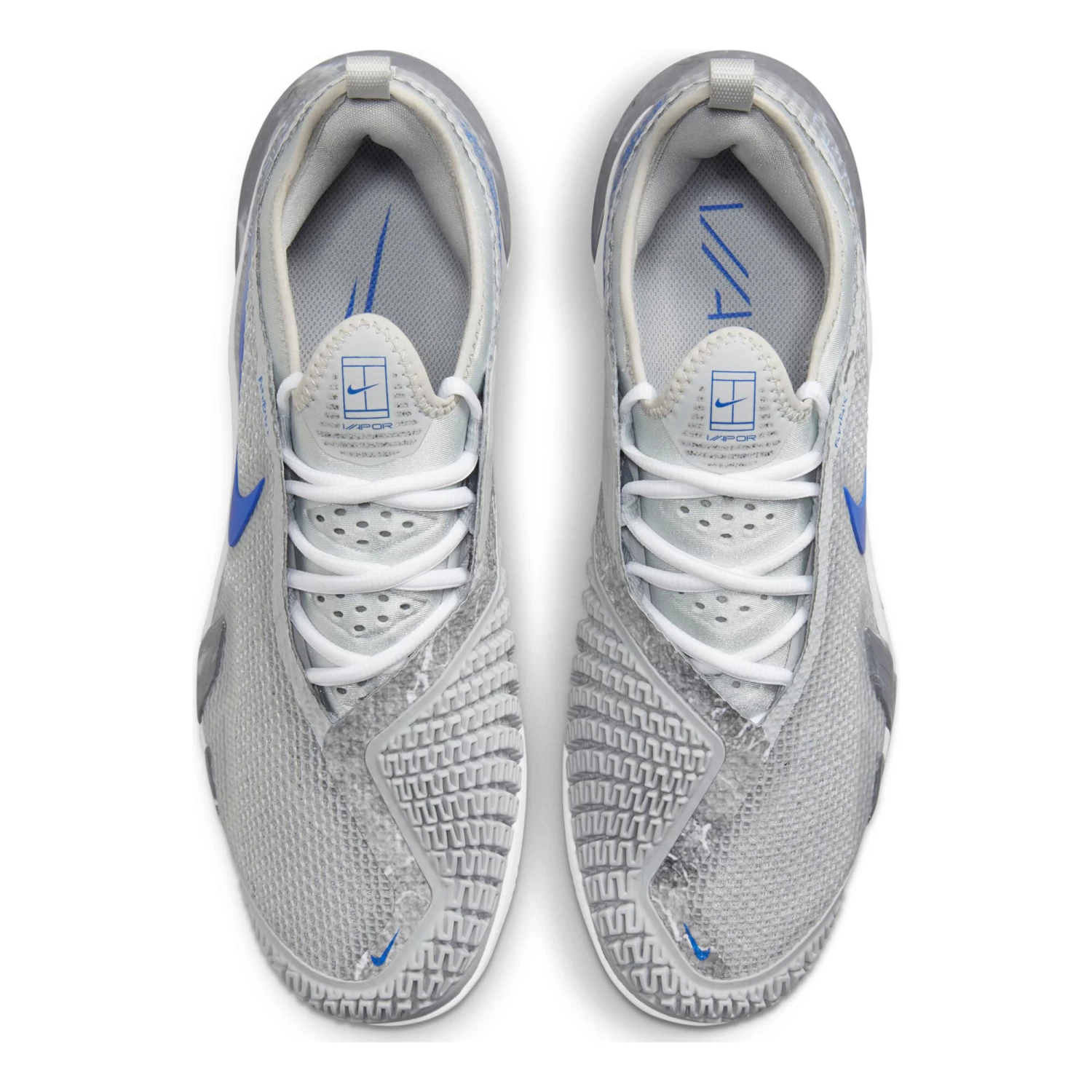 Nike React Vapor NXT Clay Court Shoe Men - Grey, Blue 6 Nike React Vapor NXT Clay Court Shoe Men - Grey, Blue - Image 4