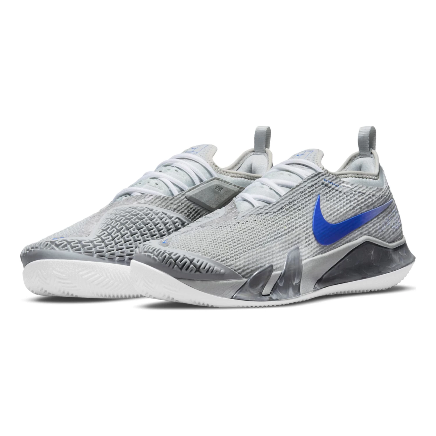 Nike React Vapor NXT Clay Court Shoe Men - Grey, Blue 5 Nike React Vapor NXT Clay Court Shoe Men - Grey, Blue - Image 3