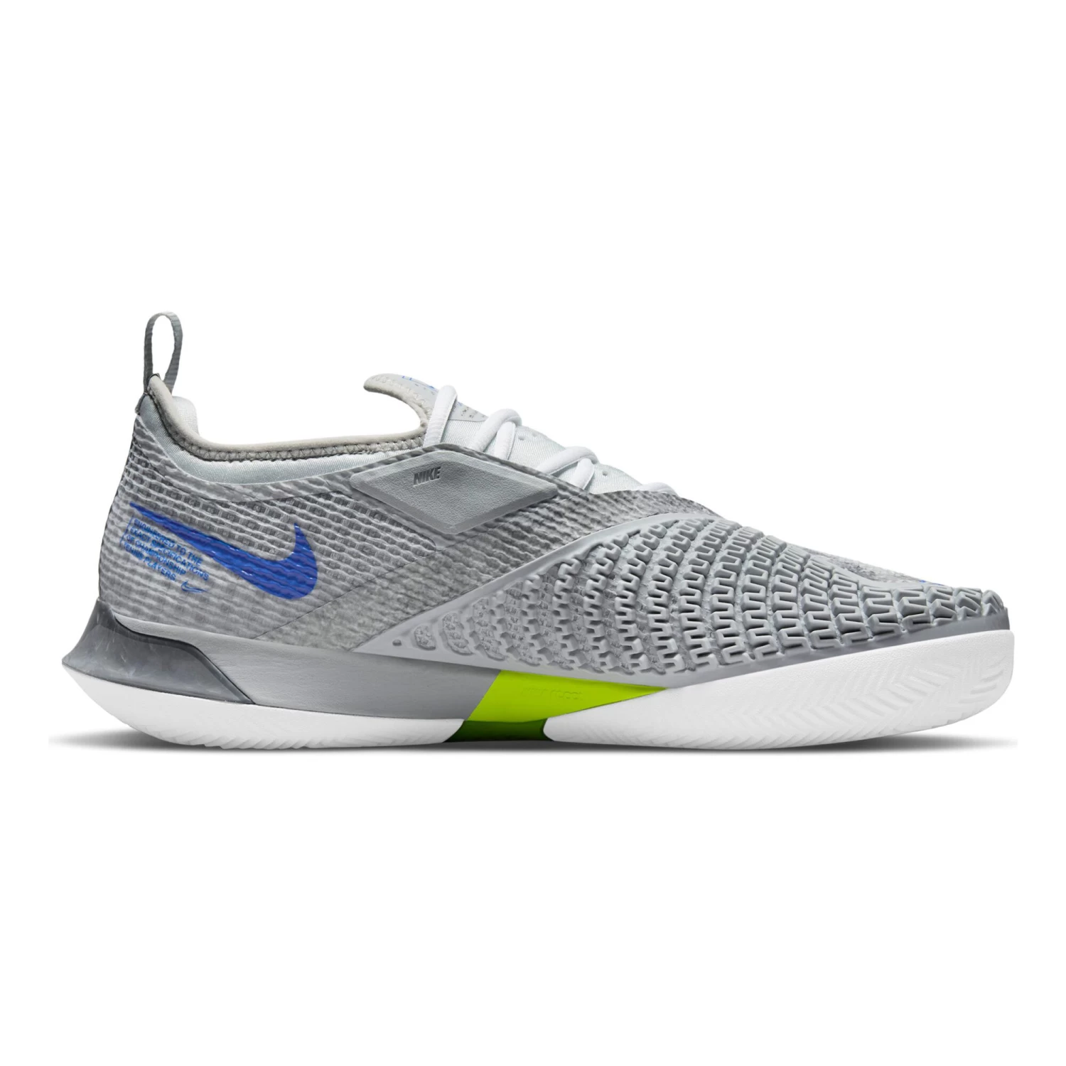 Nike React Vapor NXT Clay Court Shoe Men - Grey, Blue 9 Nike React Vapor NXT Clay Court Shoe Men - Grey, Blue - Image 7