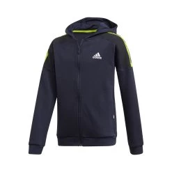 ADIDAS BR Training Jacket Boys - Dark Blue, Neon Green