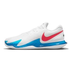 Nike Rafael Nadal Air Zoom Vapor Cage 4 Clay Court Shoe Men - White, Blue -Tennis Serie Store 16478000 0 3