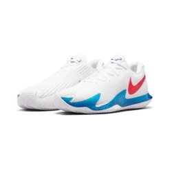Nike Rafael Nadal Air Zoom Vapor Cage 4 Clay Court Shoe Men - White, Blue -Tennis Serie Store 16478000 0 7