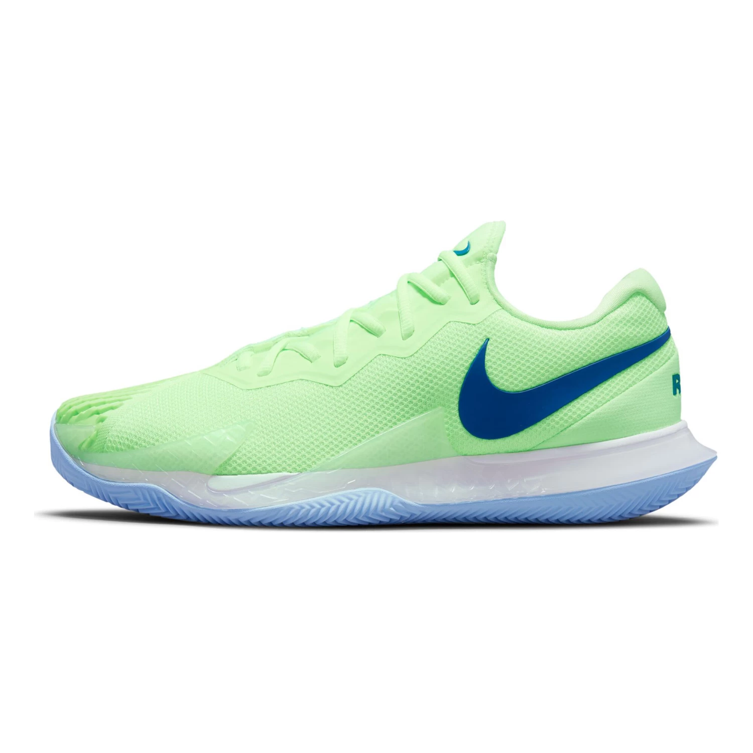 Nike Rafael Nadal Air Zoom Vapor Cage 4 Clay Court Shoe Men - Neon Green, Blue 4 Nike Rafael Nadal Air Zoom Vapor Cage 4 Clay Court Shoe Men - Neon Green, Blue - Image 2
