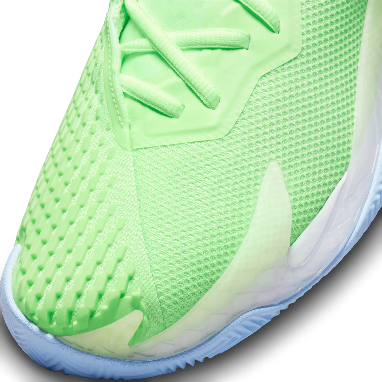 Nike Rafael Nadal Air Zoom Vapor Cage 4 Clay Court Shoe Men - Neon Green, Blue 11 Nike Rafael Nadal Air Zoom Vapor Cage 4 Clay Court Shoe Men - Neon Green, Blue - Image 9