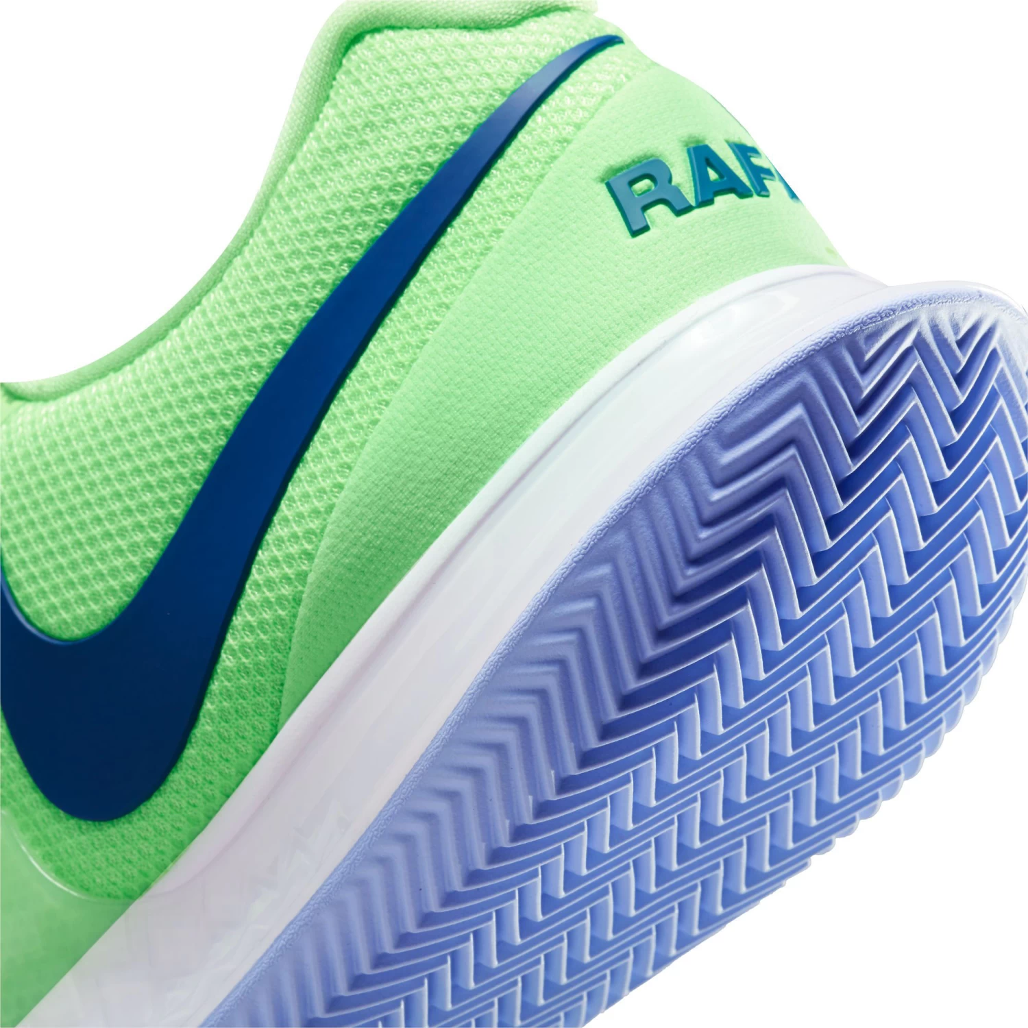 Nike Rafael Nadal Air Zoom Vapor Cage 4 Clay Court Shoe Men - Neon Green, Blue 12 Nike Rafael Nadal Air Zoom Vapor Cage 4 Clay Court Shoe Men - Neon Green, Blue - Image 10