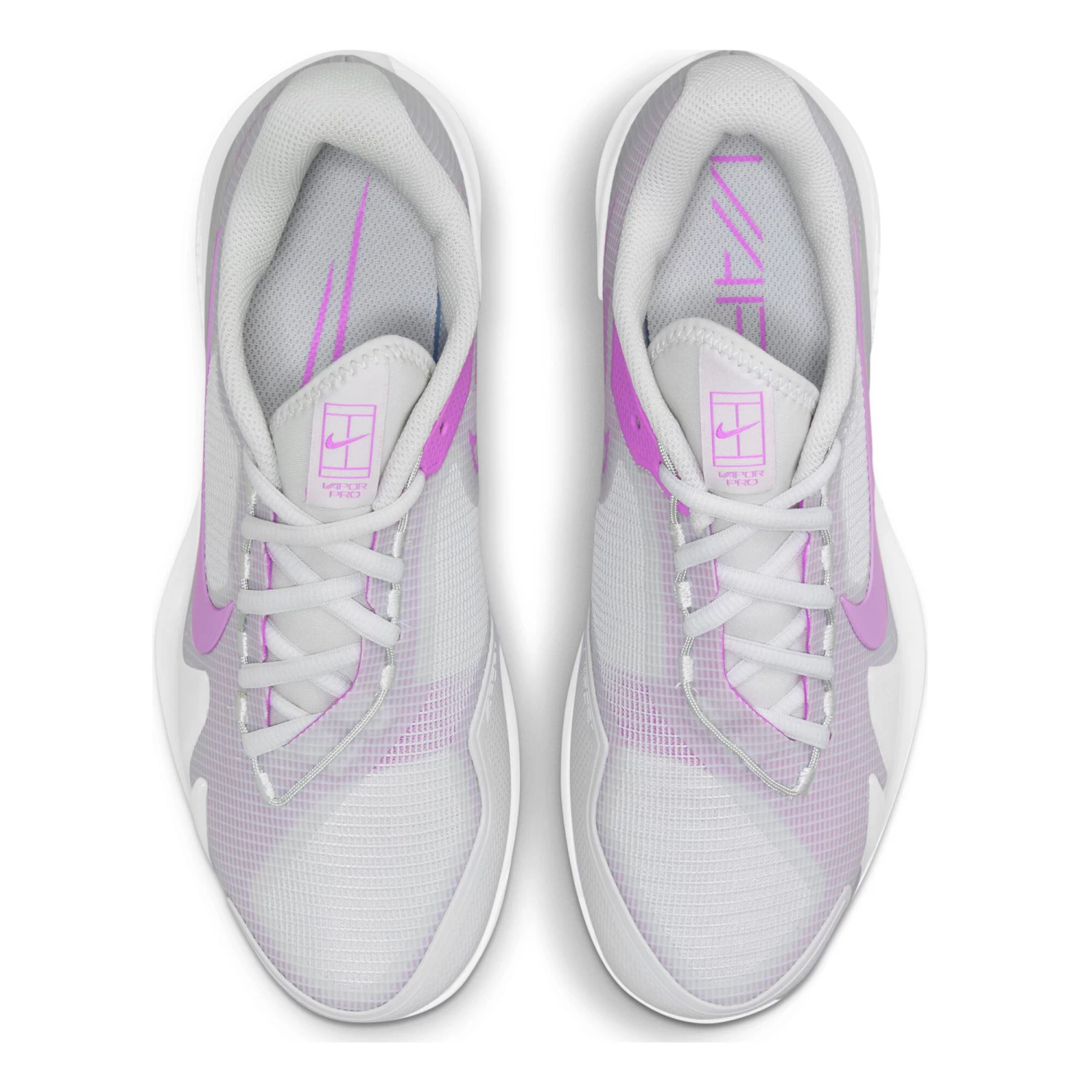 Nike Zoom Vapor Pro Clay Court Shoe Women - Lightgrey, Violet 6 Nike Zoom Vapor Pro Clay Court Shoe Women - Lightgrey, Violet - Image 4