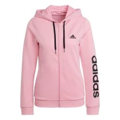 ADIDAS Linear French Terry Tracksuit Women - Pink, Black -Tennis Serie Store 16536000 13
