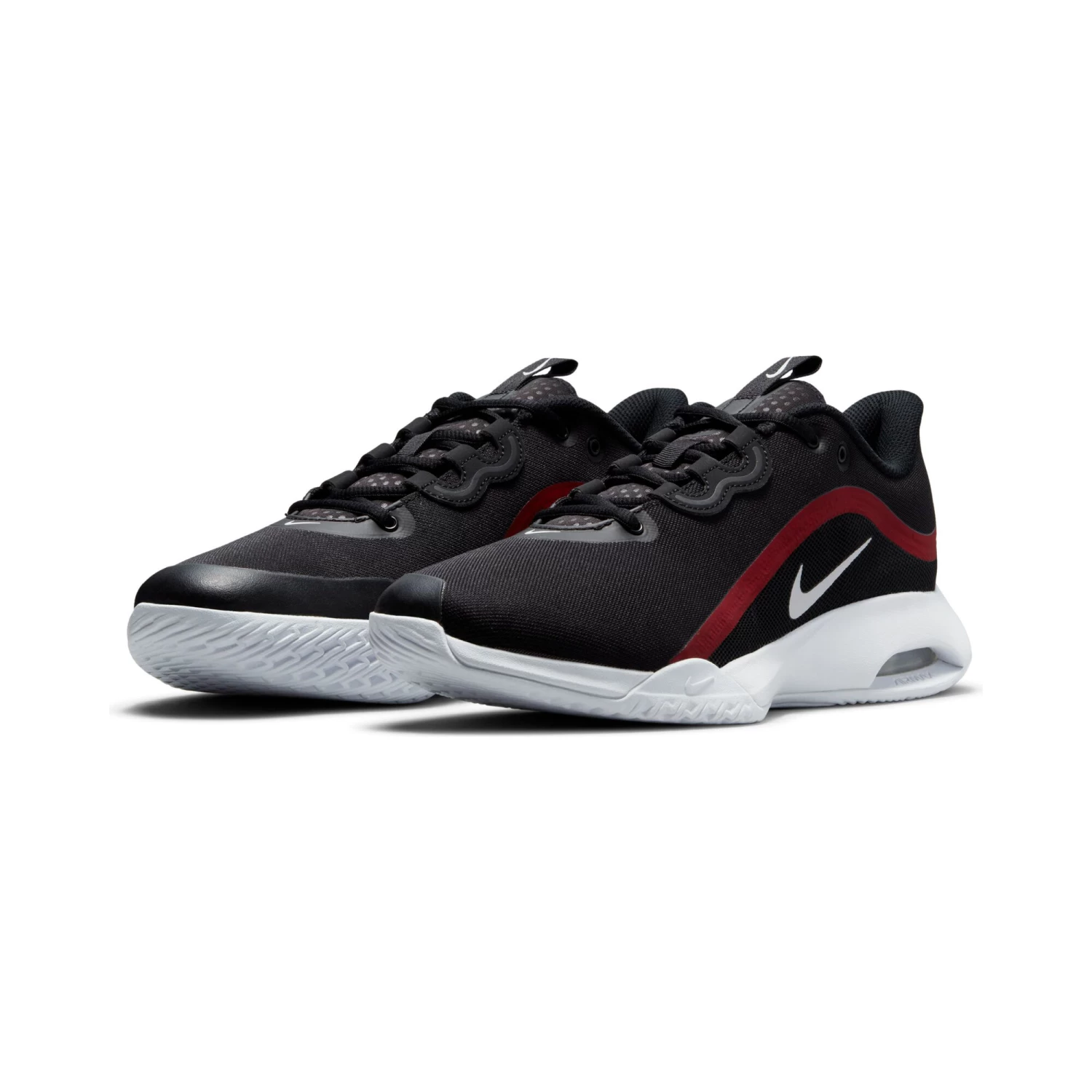 Nike Court Air Max Volley All Court Shoe Men - Black, Red 5 Nike Court Air Max Volley All Court Shoe Men - Black, Red - Image 3