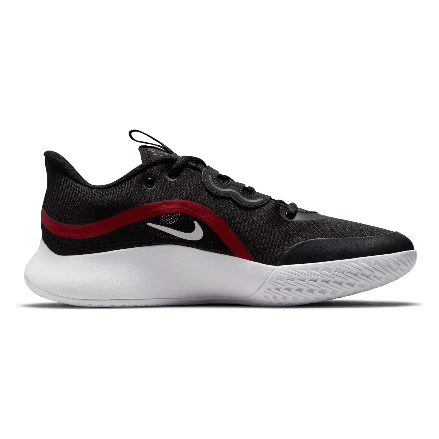 Nike Court Air Max Volley All Court Shoe Men - Black, Red 9 Nike Court Air Max Volley All Court Shoe Men - Black, Red - Image 7