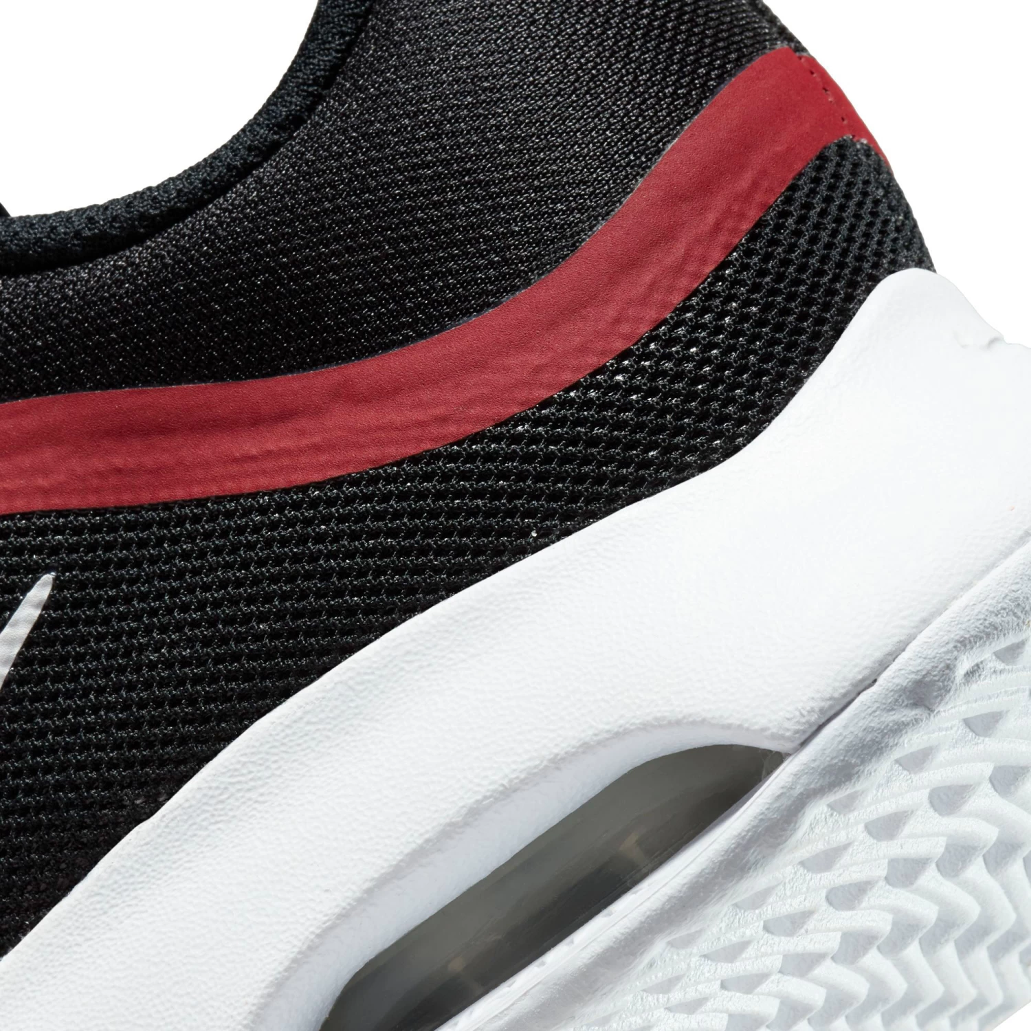 Nike Court Air Max Volley All Court Shoe Men - Black, Red 12 Nike Court Air Max Volley All Court Shoe Men - Black, Red - Image 10
