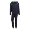 ADIDAS Cotton Pip Tracksuit Men - Dark Blue