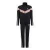 ADIDAS 3 Stripes Color Block Tracksuit Girls - Black, Pink