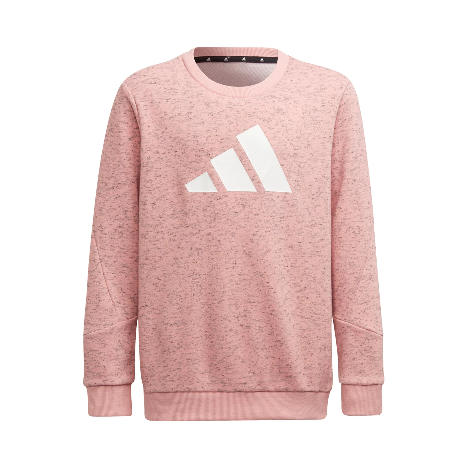 ADIDAS Future Icons 3Bar Crew Sweatshirt Girls - Pink, White 3 ADIDAS Future Icons 3Bar Crew Sweatshirt Girls - Pink, White