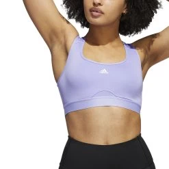 ADIDAS Power Medium-Support Padded Sports Bras Women - Lilac 12 ADIDAS Power Medium-Support Padded Sports Bras Women - Lilac -Tennis Serie Store 17124000 13