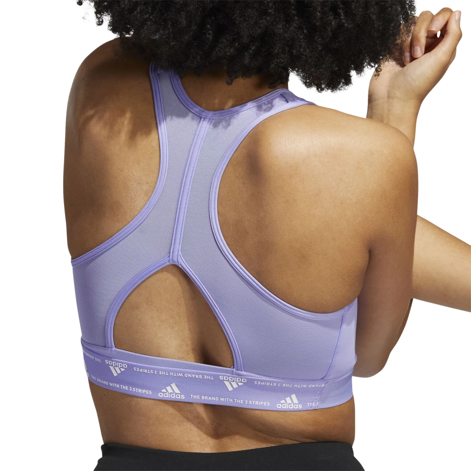 ADIDAS Power Medium-Support Padded Sports Bras Women - Lilac 10 ADIDAS Power Medium-Support Padded Sports Bras Women - Lilac - Image 8