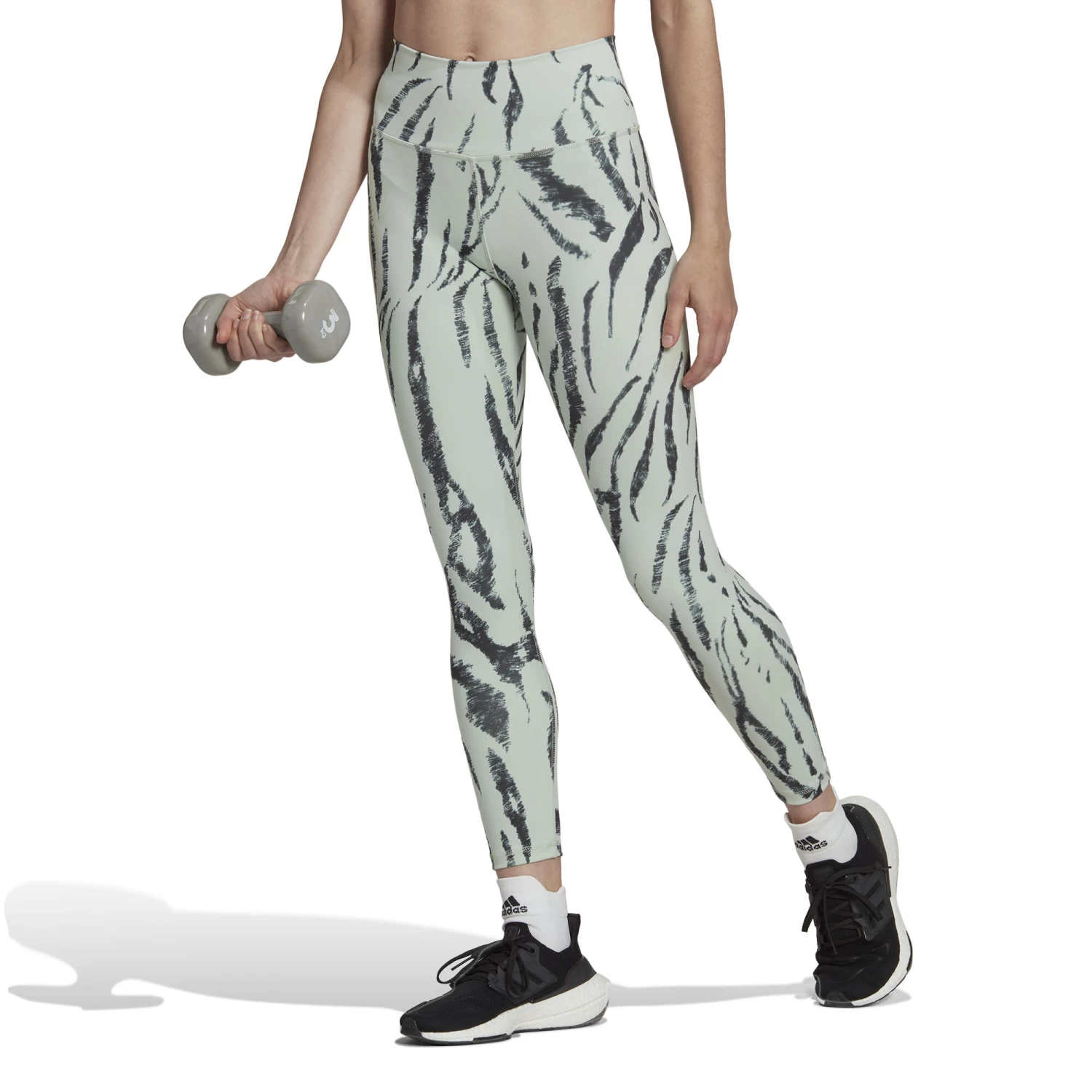 ADIDAS Optime 7/8 Tight Women - Green 4 ADIDAS Optime 7/8 Tight Women - Green - Image 2