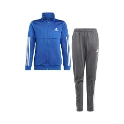 ADIDAS Team Tracksuit Boys - Blue, Dark Grey