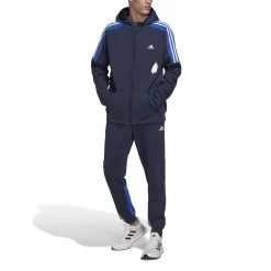 ADIDAS Fleece Color Block Tracksuit Men - Blue -Tennis Serie Store 17610000 15