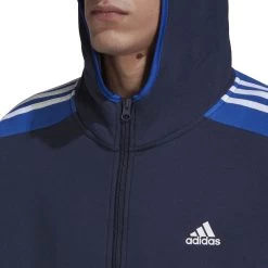 ADIDAS Fleece Color Block Tracksuit Men - Blue -Tennis Serie Store 17610000 17