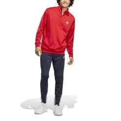 ADIDAS Small Logo Tricot Tracksuit Men - Red, Dark Blue -Tennis Serie Store 18017000 15