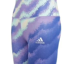 ADIDAS Dance AEROREADY High-Waisted Printed Training Tight Girls - Violet, Multicoloured -Tennis Serie Store 18100000 12