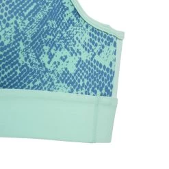 ADIDAS Training AEROREADY PowerReact Animal Print Padded Sports Bras Girls - Mint, Turquoise -Tennis Serie Store 18111000 12