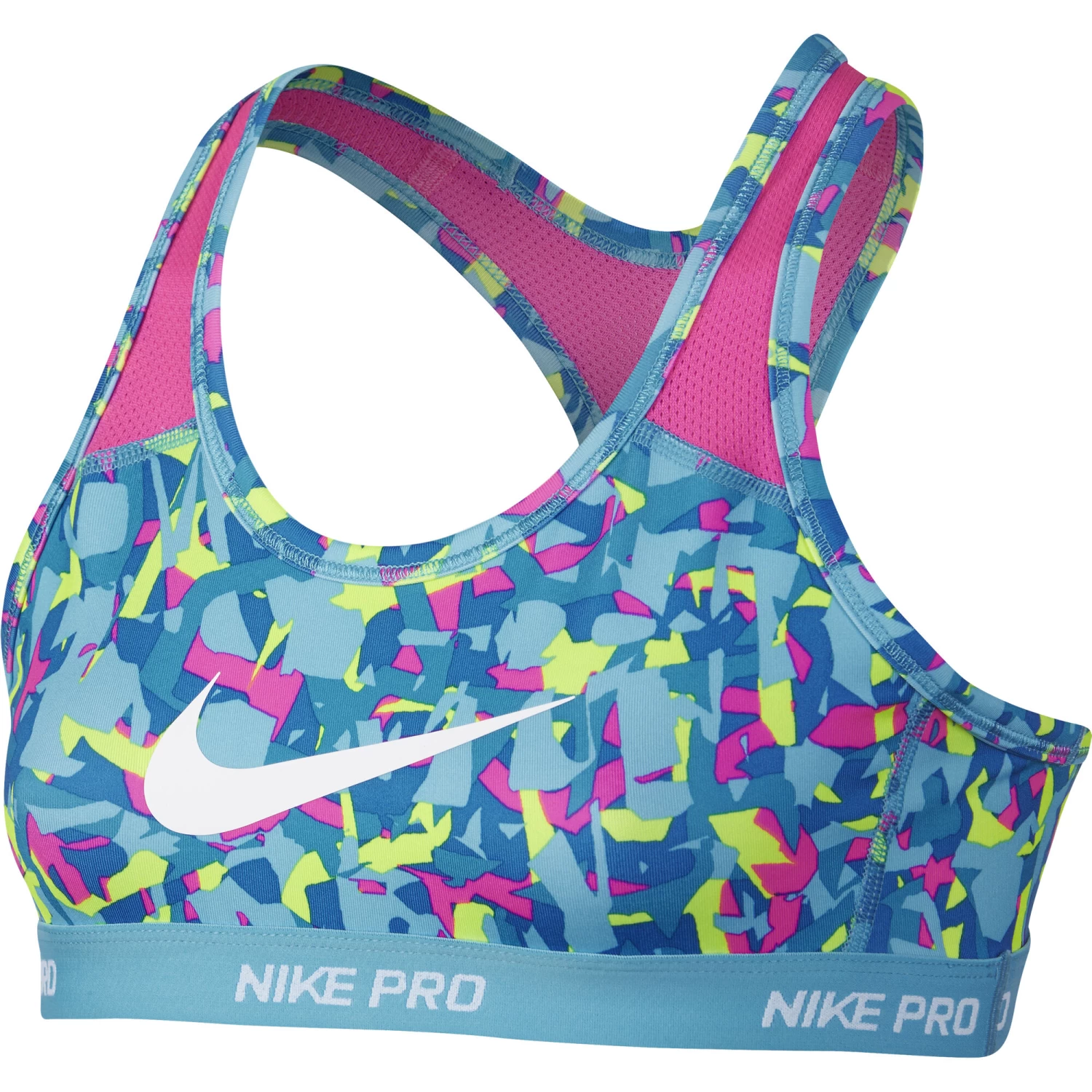 Nike Hypercool AOP Pro Dry Fit Sports Bras Girls - Blue, Pink 3 Nike Hypercool AOP Pro Dry Fit Sports Bras Girls - Blue, Pink