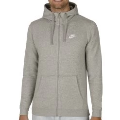 Nike Sportswear Zip Hoodie Men - Lightgrey, White