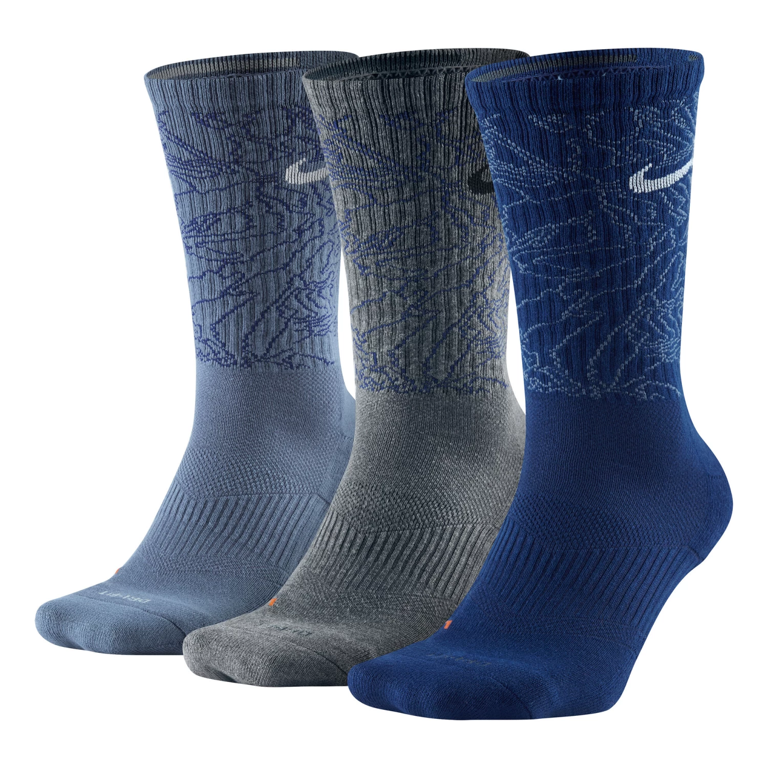 Nike Dri-Fit Topo Camo Training Tennis Socks 3 Pack Men - Multicoloured 3 Nike Dri-Fit Topo Camo Training Tennis Socks 3 Pack Men - Multicoloured