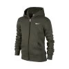 Nike Sportswear YA76 Brushed Fleece Full-Zip Hoody Boys - Khaki, White -Tennis Serie Store 48231000 000
