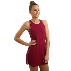 Nike Court Dry Dress Women - Berry, White -Tennis Serie Store 48438000 24