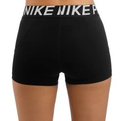 Nike Pro Ball Shorts Women - Black, White -Tennis Serie Store 48603000 22