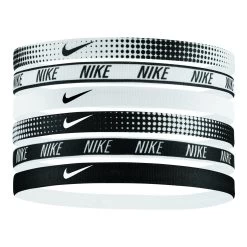 Nike Assorted Hair Band 6 Pack - Black, Dark Grey