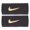 Nike Premier Doublewided Promo Wristband - Black, Gold -Tennis Serie Store 4940000000 000