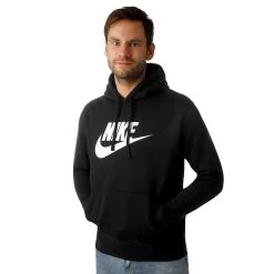 Nike Sportswear Club Fleece Hoody Men - Black, White -Tennis Serie Store 49466000 24