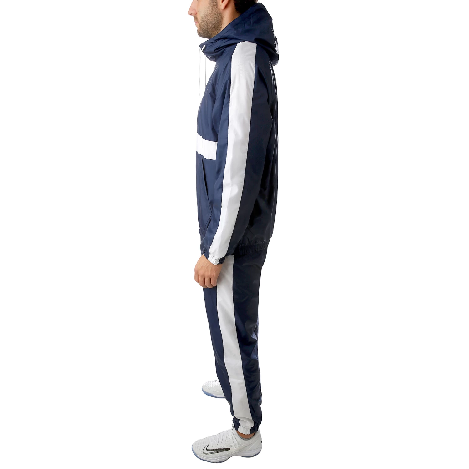 Nike Sportswear Woven Hooded Tracksuit Men - Dark Blue, White 6 Nike Sportswear Woven Hooded Tracksuit Men - Dark Blue, White - Image 4