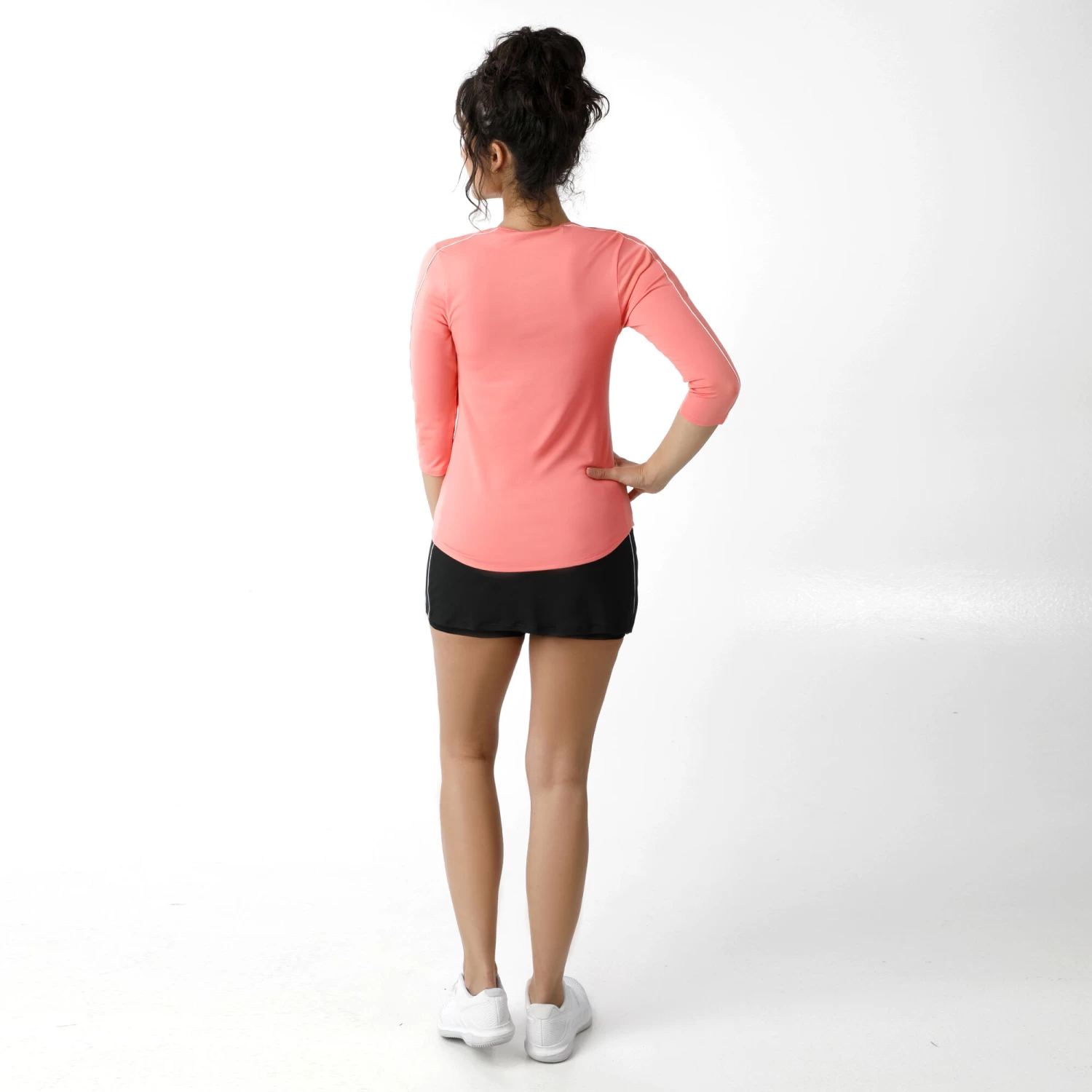 Nike Court Dry Skirt Women - Black, White 4 Nike Court Dry Skirt Women - Black, White - Image 2