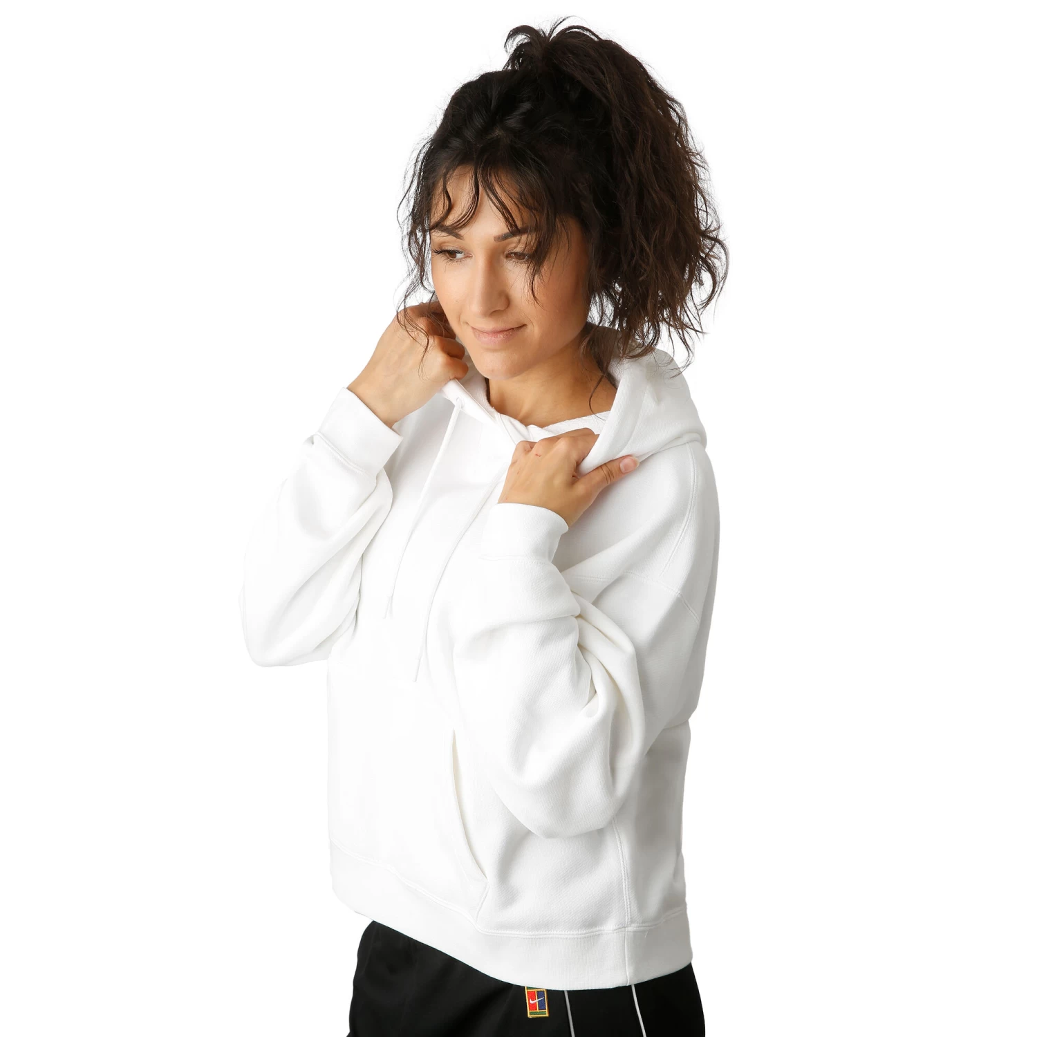 Nike Court Heritage Hoody Women - White, Multicoloured 5 Nike Court Heritage Hoody Women - White, Multicoloured - Image 3