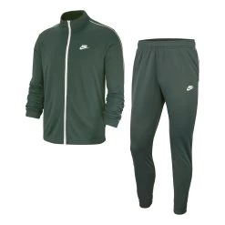 Nike Sportswear Basic Tracksuit Men - Dark Green, White