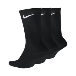 Nike Everday Lightweight Crew Sports Socks 3 Pack - Black, White 5 Nike Everday Lightweight Crew Sports Socks 3 Pack - Black, White -Tennis Serie Store 50589000 0 2