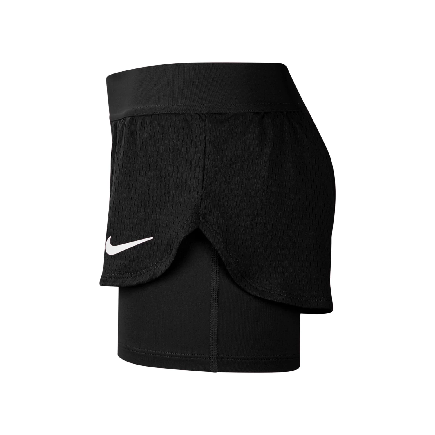 Nike Court Flex Shorts Girls - Black, White 4 Nike Court Flex Shorts Girls - Black, White - Image 2