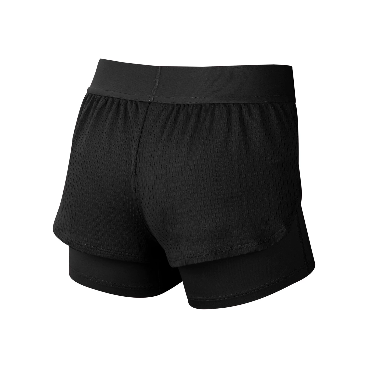 Nike Court Flex Shorts Girls - Black, White 5 Nike Court Flex Shorts Girls - Black, White - Image 3