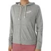 Nike Sportswear Gym Vintage Zip Hoodie Women - Grey, White