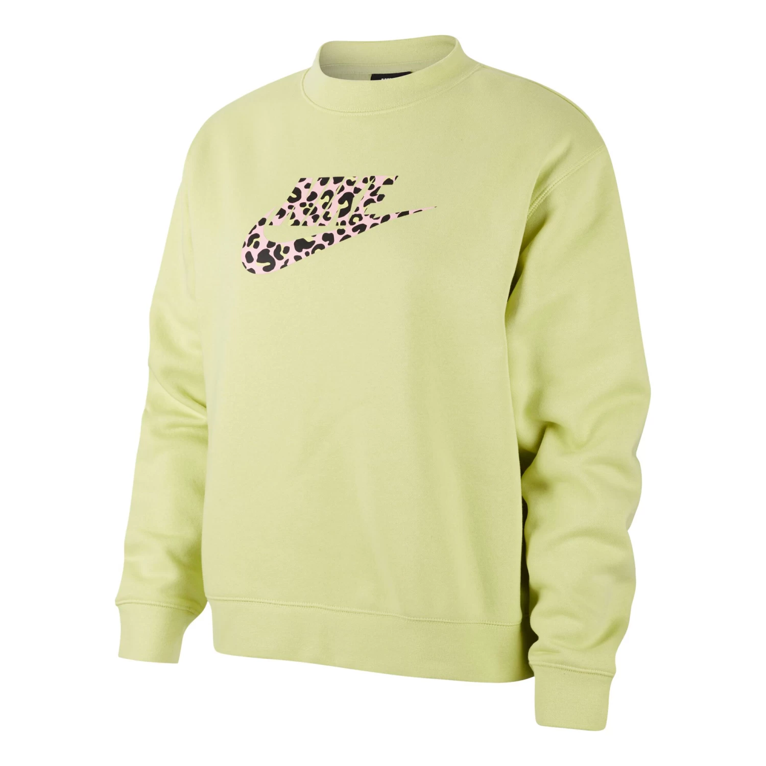 Nike Sportswear Print Pack Crew Sweatshirt Women - Lime, Multicoloured 3 Nike Sportswear Print Pack Crew Sweatshirt Women - Lime, Multicoloured