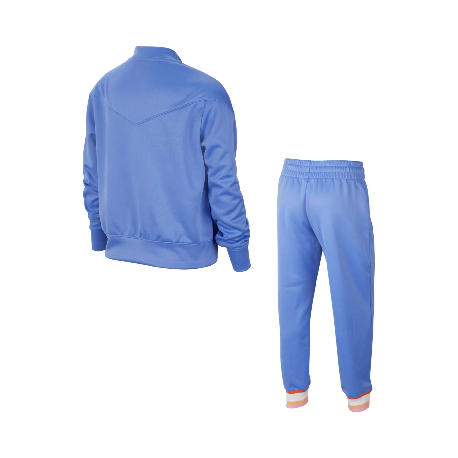 Nike Sportswear Heritage Tracksuit Girls - Blue, Multicoloured 4 Nike Sportswear Heritage Tracksuit Girls - Blue, Multicoloured - Image 2